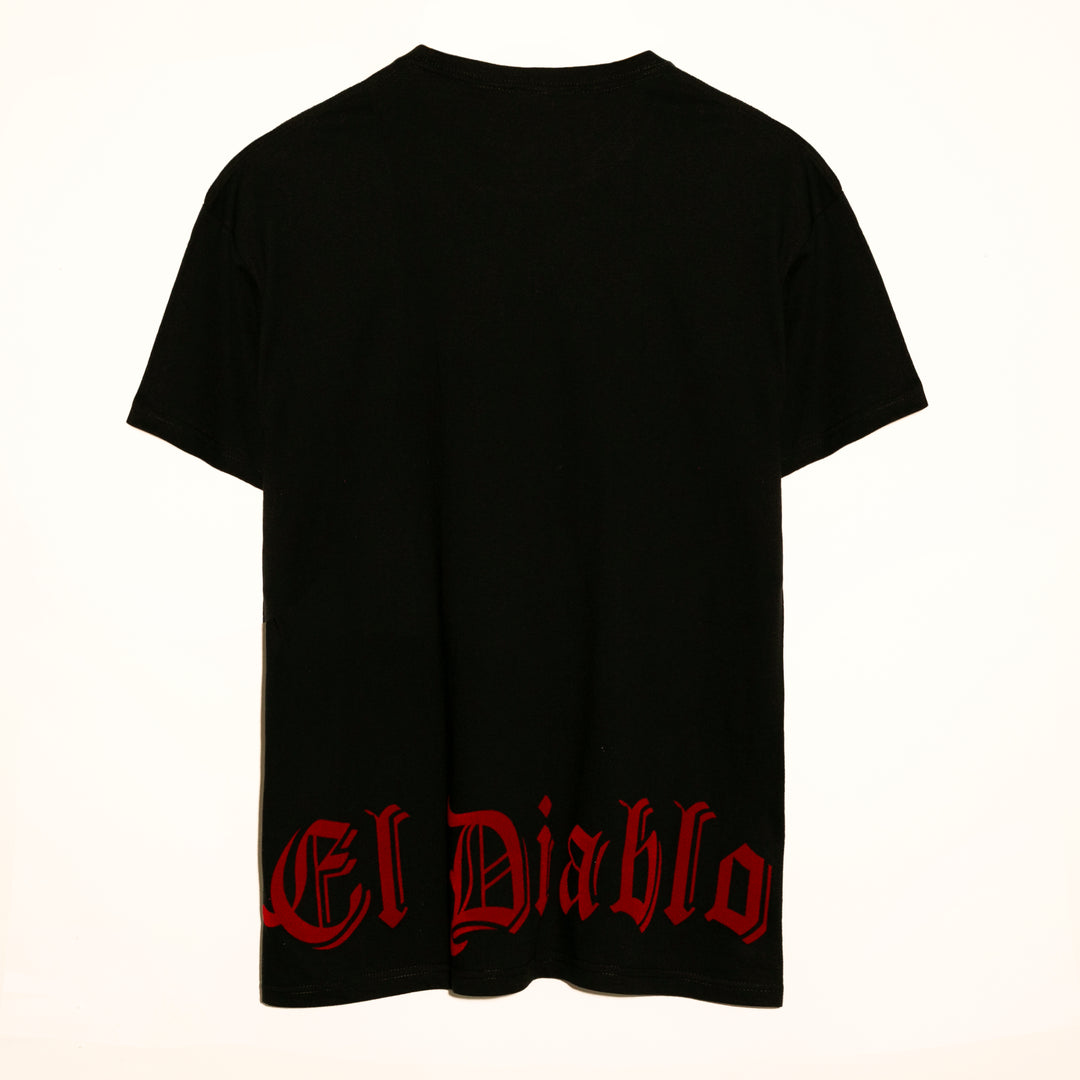 El Diablo tee negra-bandana style