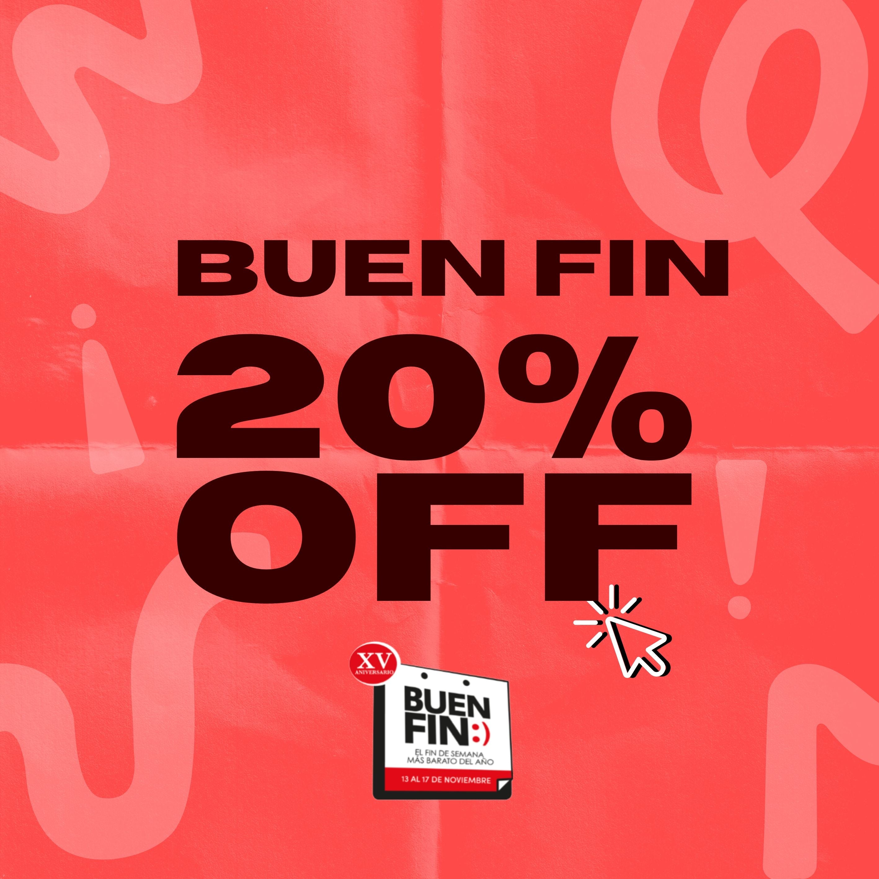20% DE DESCUENTO