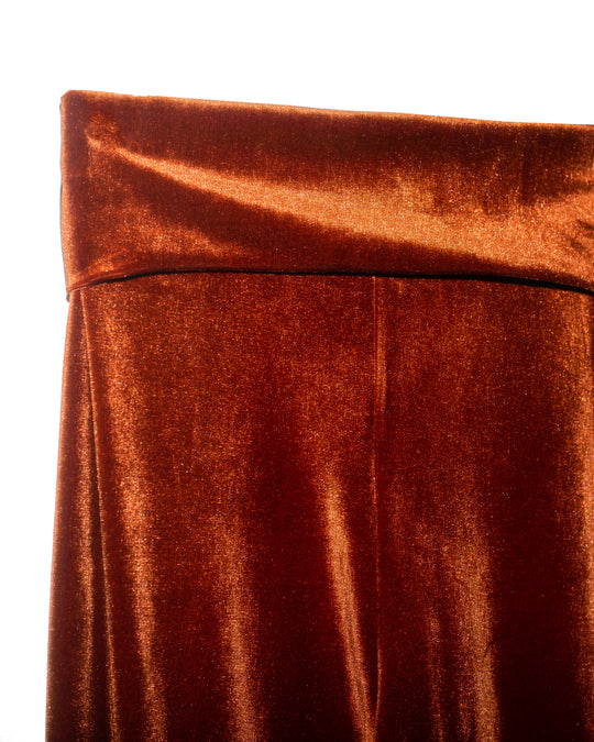 Coordinado velvet rust