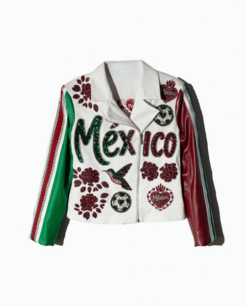Chaqueta Mexicana Blanca