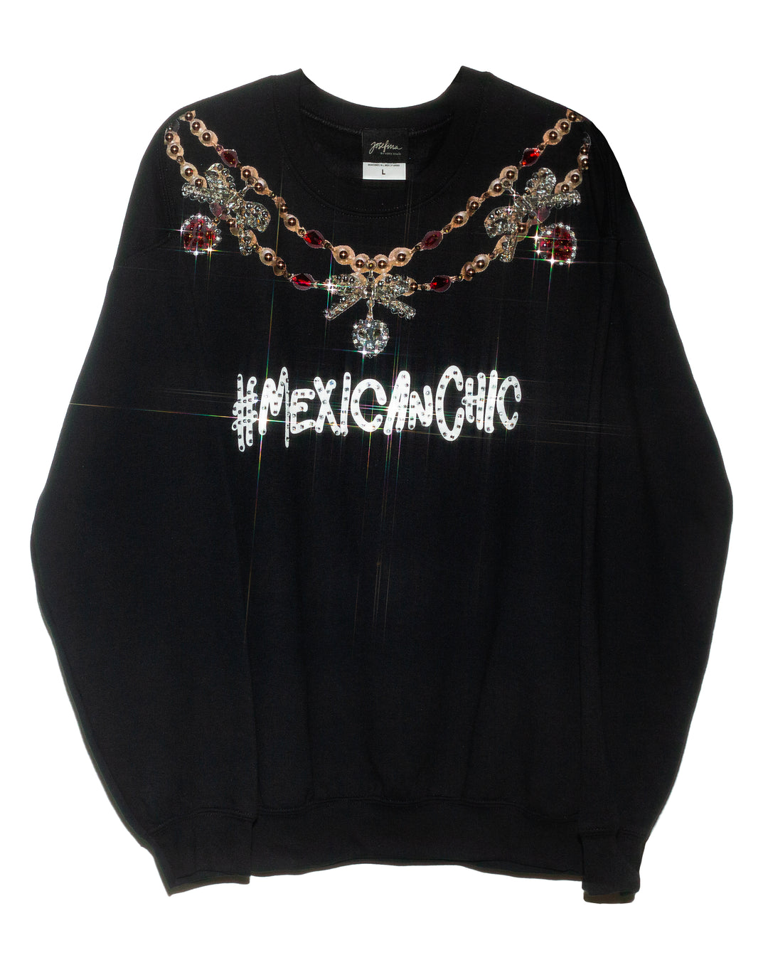 Sweatshirt negra #MexicanChic