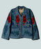 Chaqueta Denim Rosas y Corazon