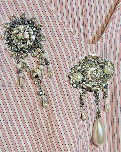 Blusa Rayas Rosas