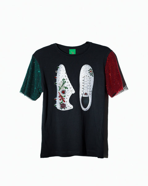Tee Shirt Tachones manga tricolor
