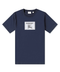 Burberry Roundwood Label T-Shirt in Smoked Navy