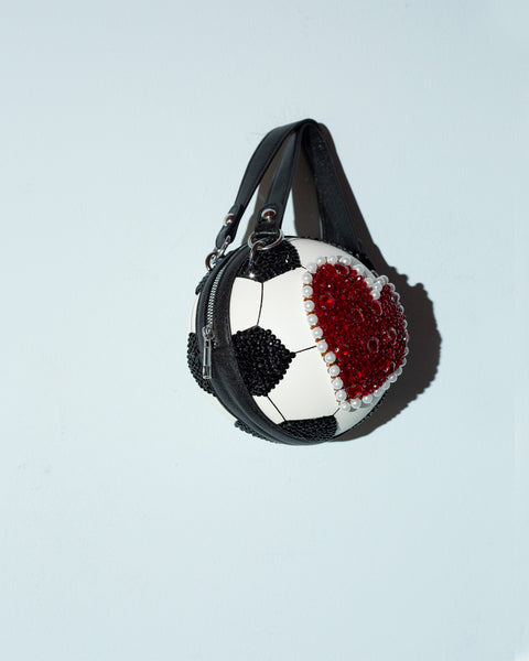 Bolsa estilo balón con cristales