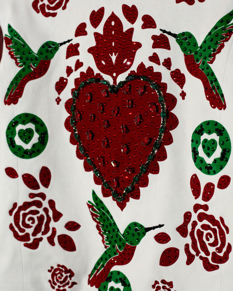 Chaqueta Mexicana Blanca