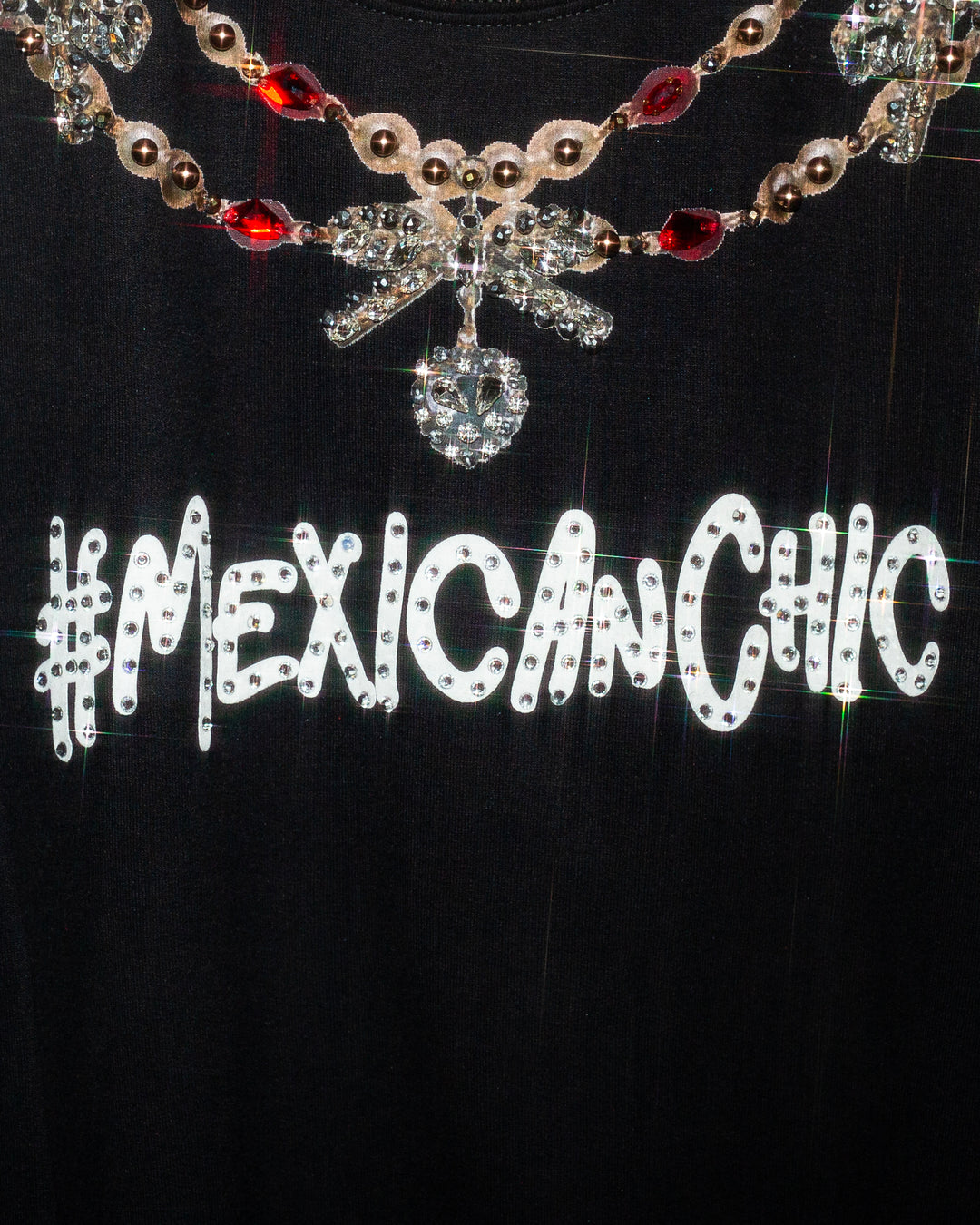 Sweatshirt negra #MexicanChic