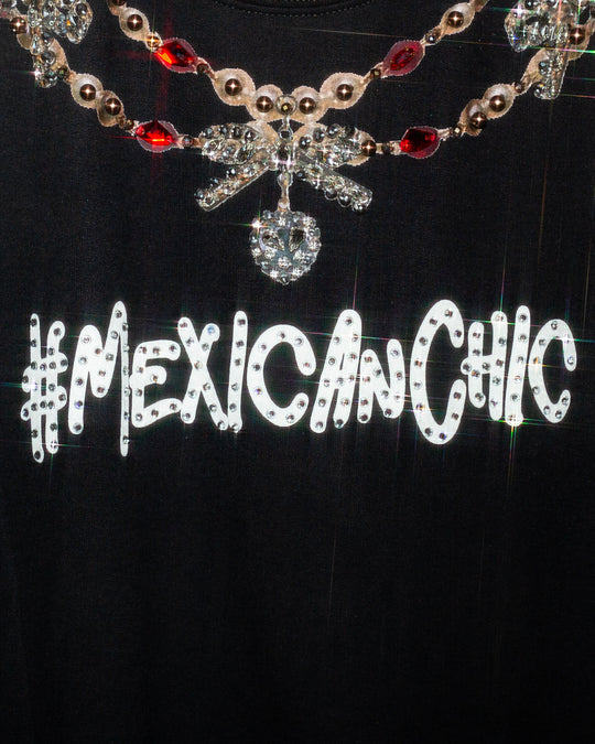 Sweatshirt negra #MexicanChic