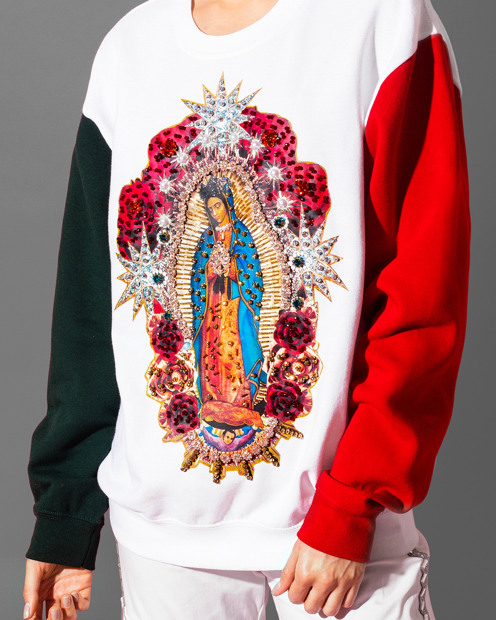Tricolor Sweatshirt Virgen