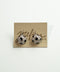 Aretes de balón de futbol con cristales
