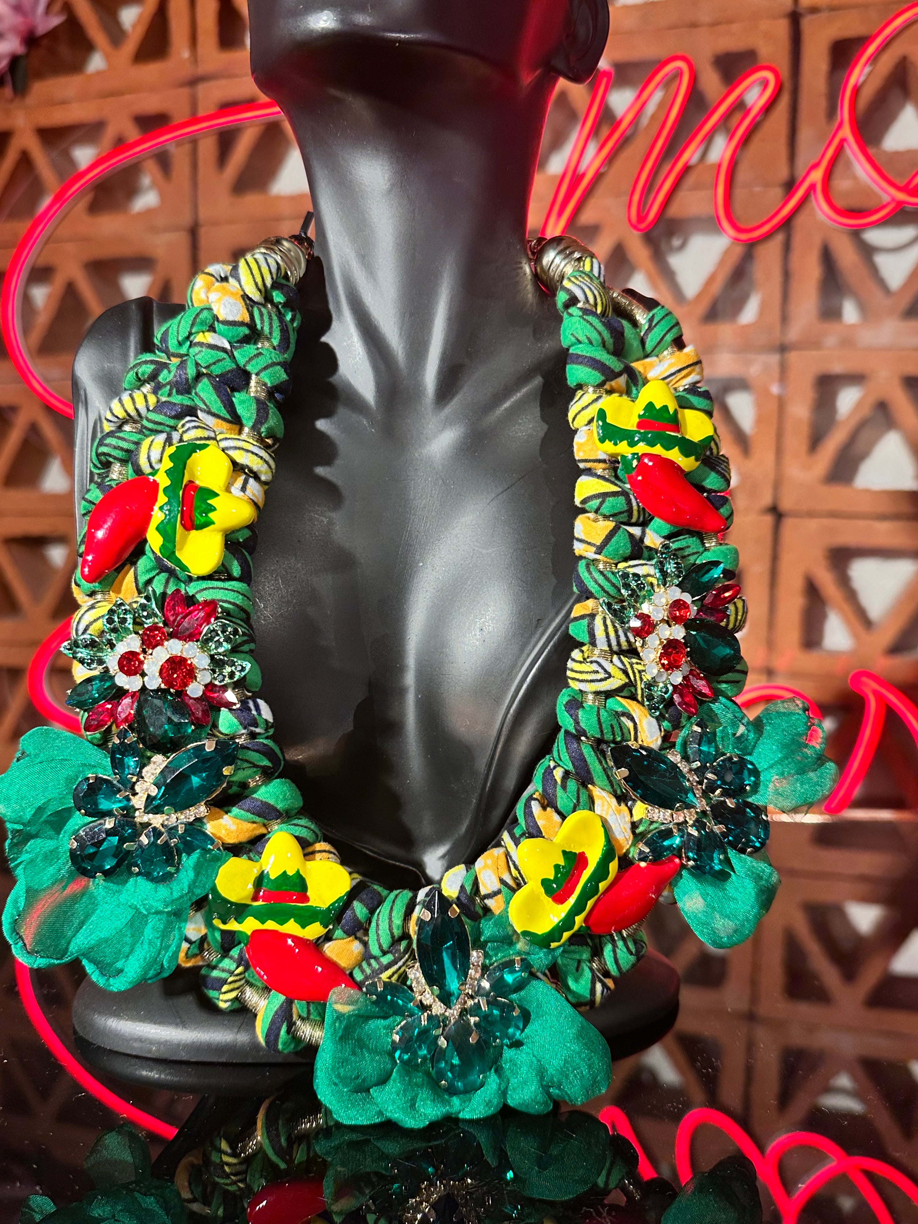 Collar verde chiles
