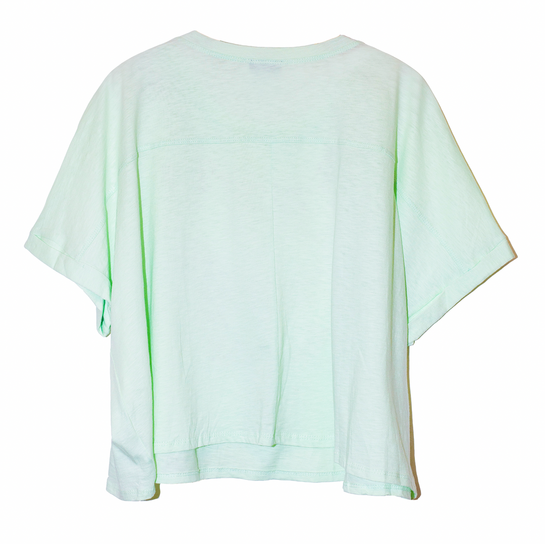 Blusa oversized verde collar pride inspo