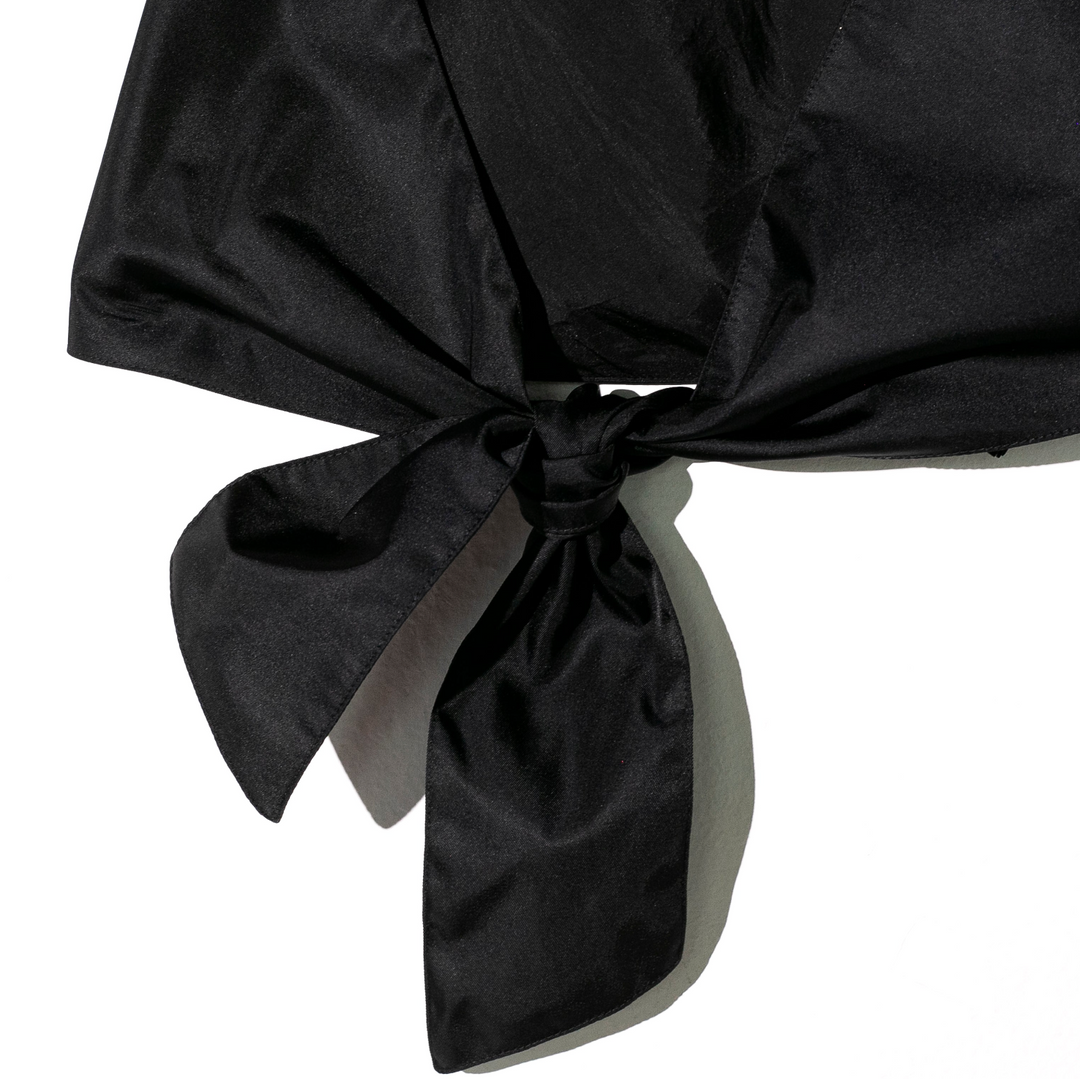 PRADA Black Re-Nylon Crop Top + short