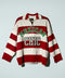 Knitted top de rayas Mexican chic