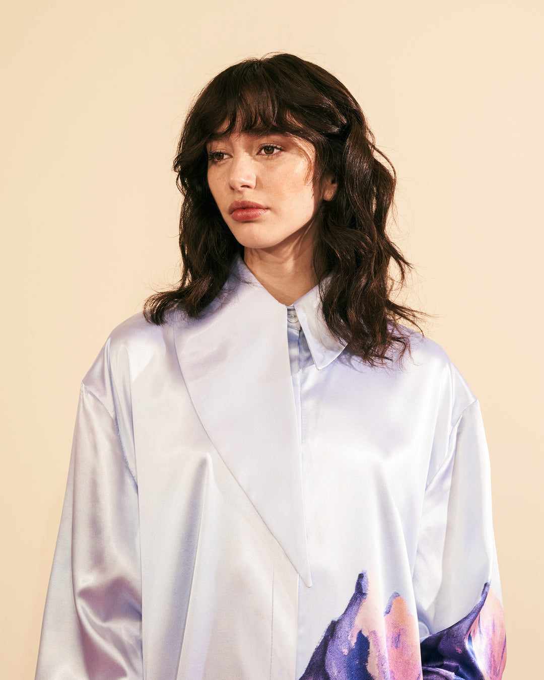 Vestido camisero montañas