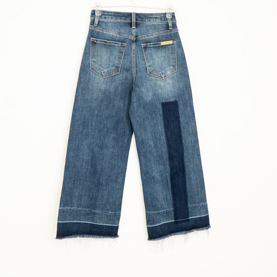 Straight jeans patches
