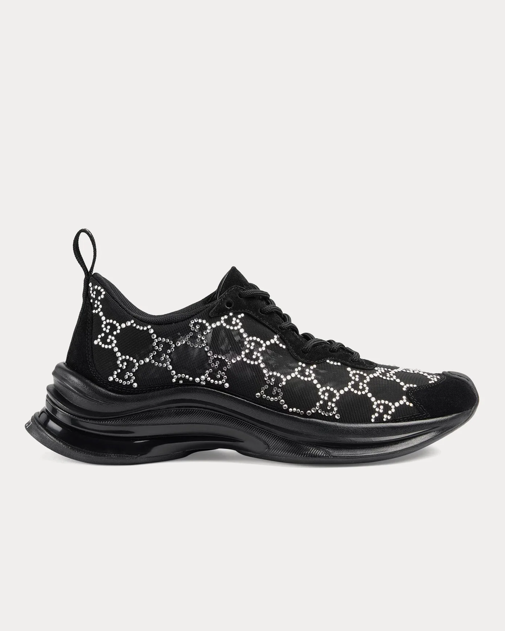 Gucci Women's GG Crystal Embellished Run Sneakers