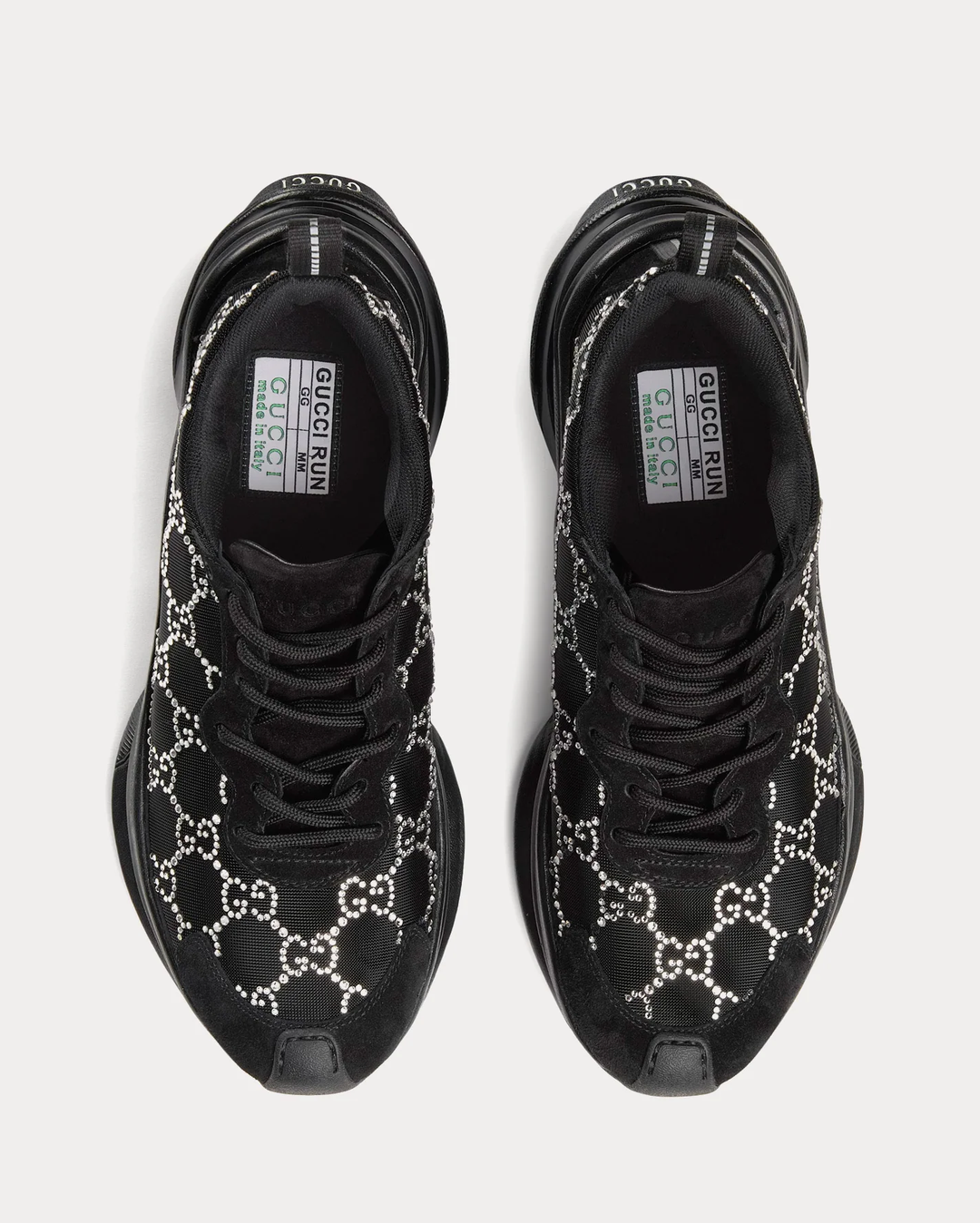 Gucci Women's GG Crystal Embellished Run Sneakers