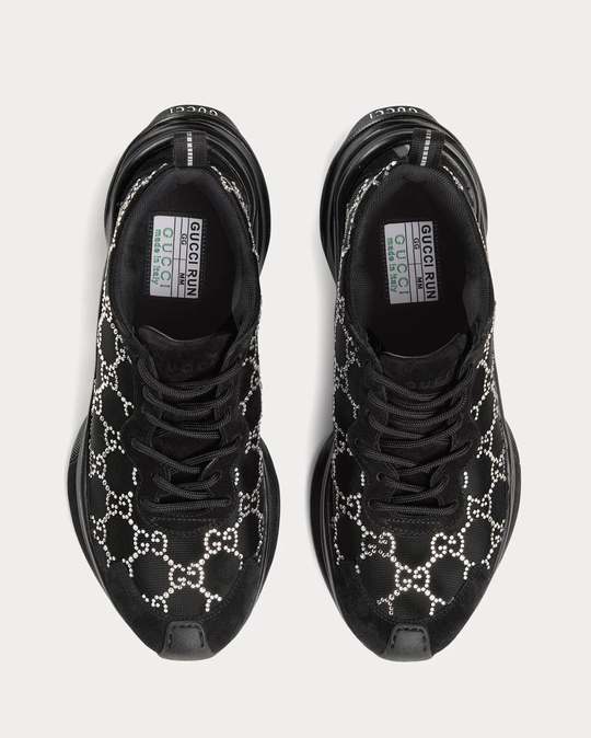 Gucci Women's GG Crystal Embellished Run Sneakers
