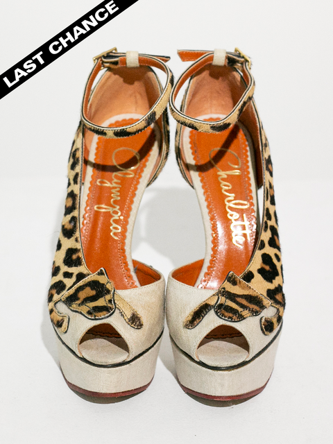 Charlotte Olympia leopardess pumps Talla 3.5