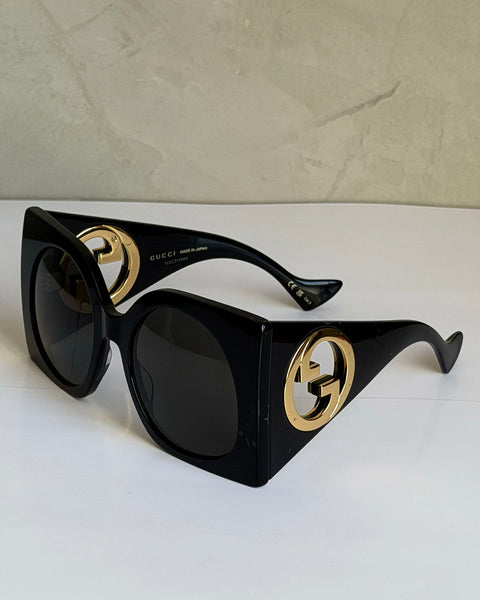 Gucci Black Acetate Sunglasses