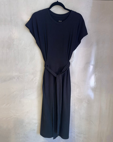 Vestido de algodón con cintura ajustable