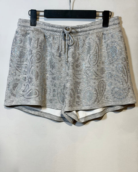 Conjunto Bandana de cristales Gris