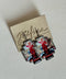 Aretes cowgirl rojos