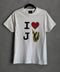 T shirt blanca i love Josefina