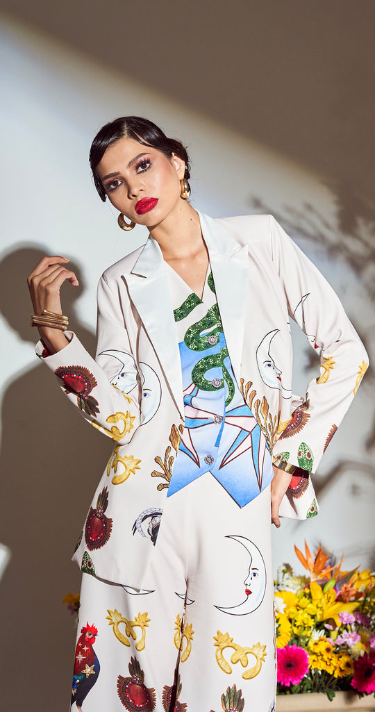 TAILORED SUIT OFF WHITE ÍCONOS