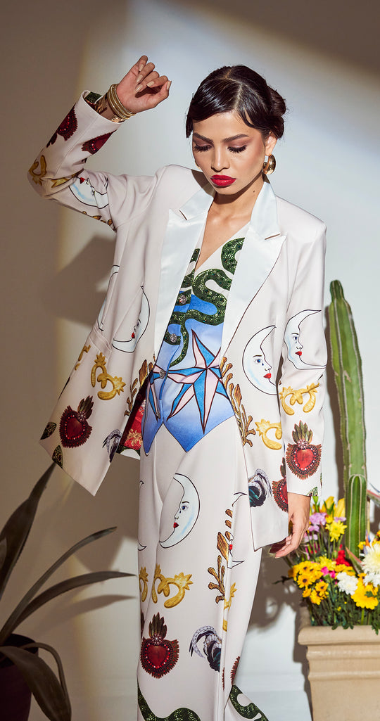 TAILORED SUIT OFF WHITE ÍCONOS