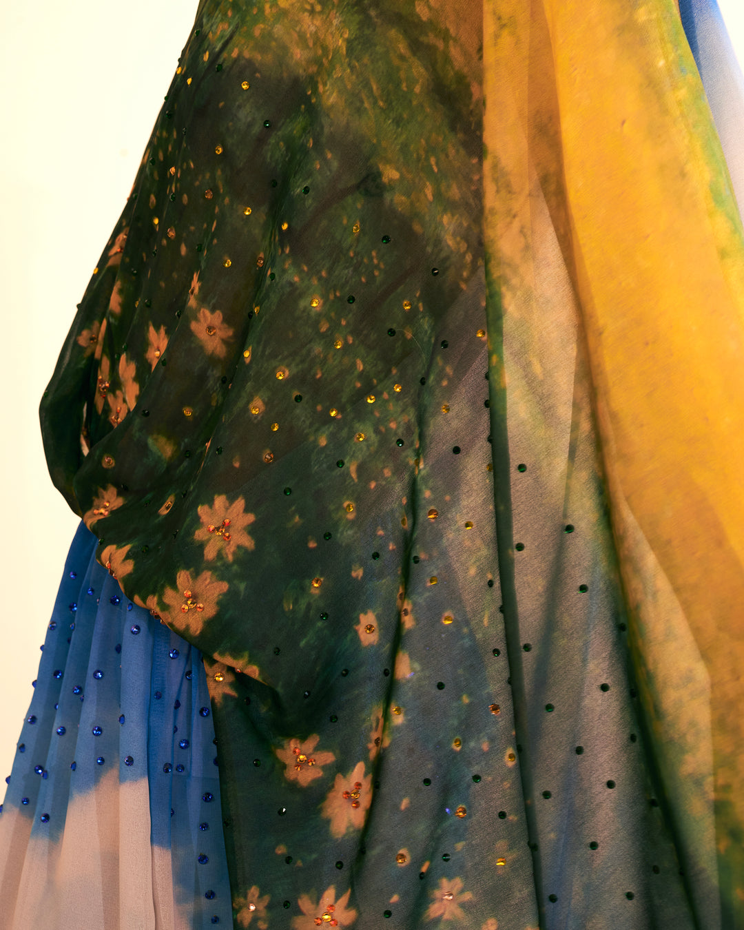 Vestido shiffon jardín