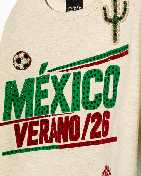 Conjunto Mexico Verano 26 Beige
