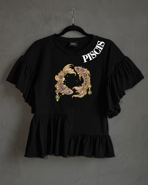 Blusa con olanes Piscis
