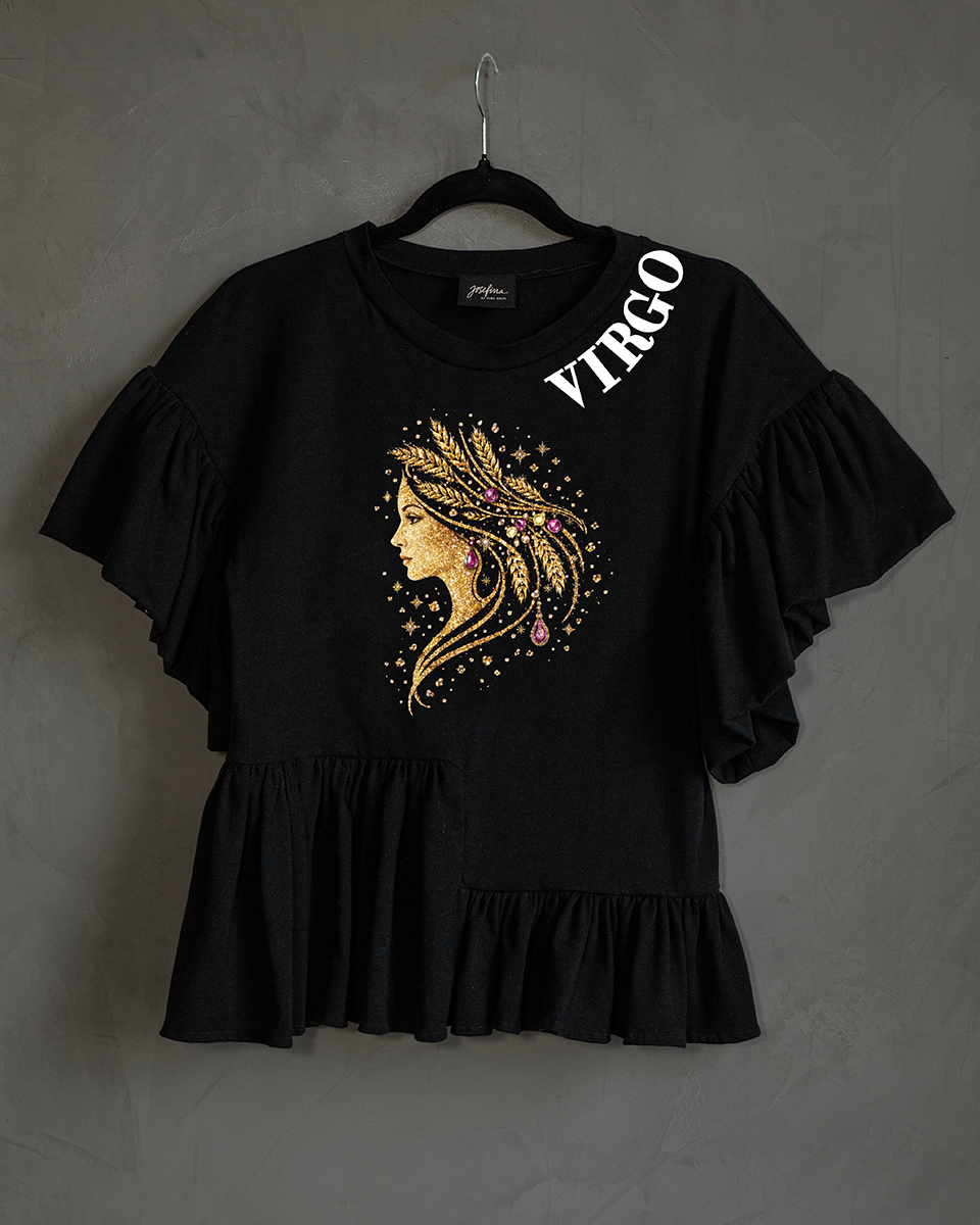 Blusa con olanes Virgo