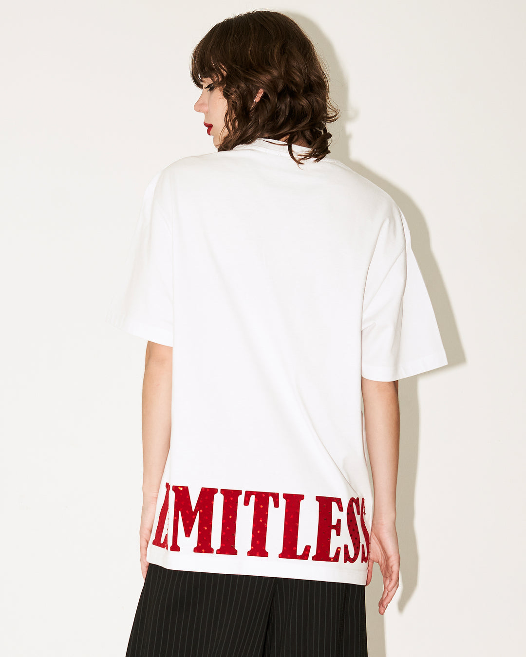 T shirt blanca Corbata Woman
