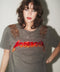 Ripped tee Poderosa con llamas
