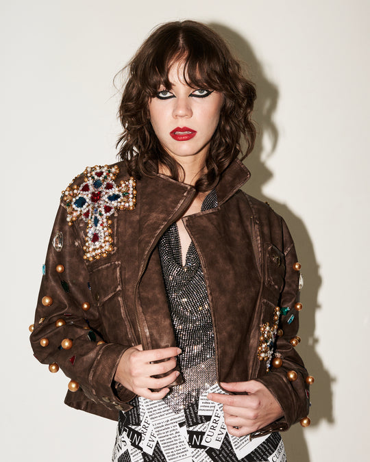 Biker jacket café Cruces