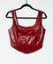 Red Leather Corset