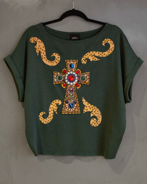 Top verde cruces