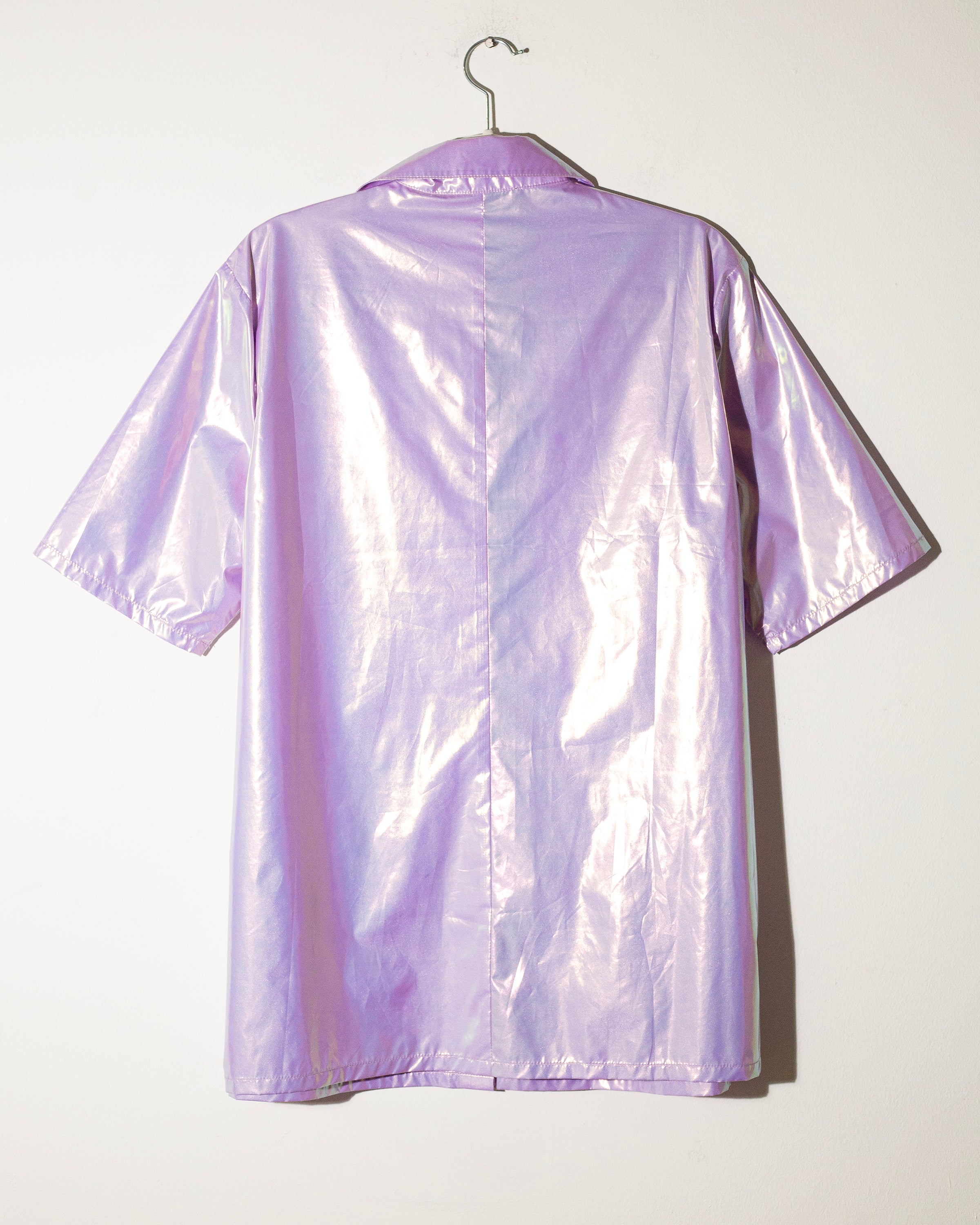 Camisa tornasol de manga corta