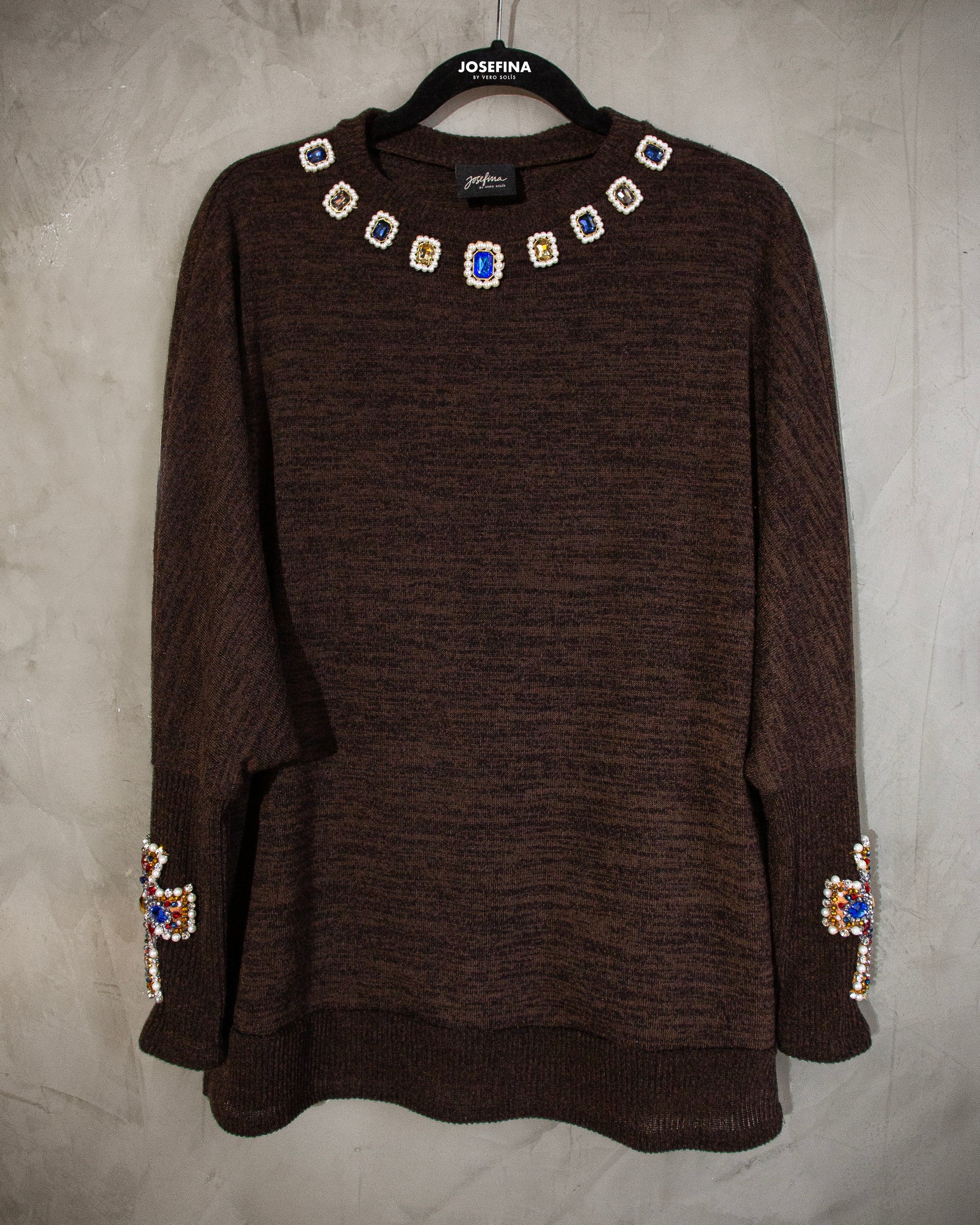 Knitted top cruces