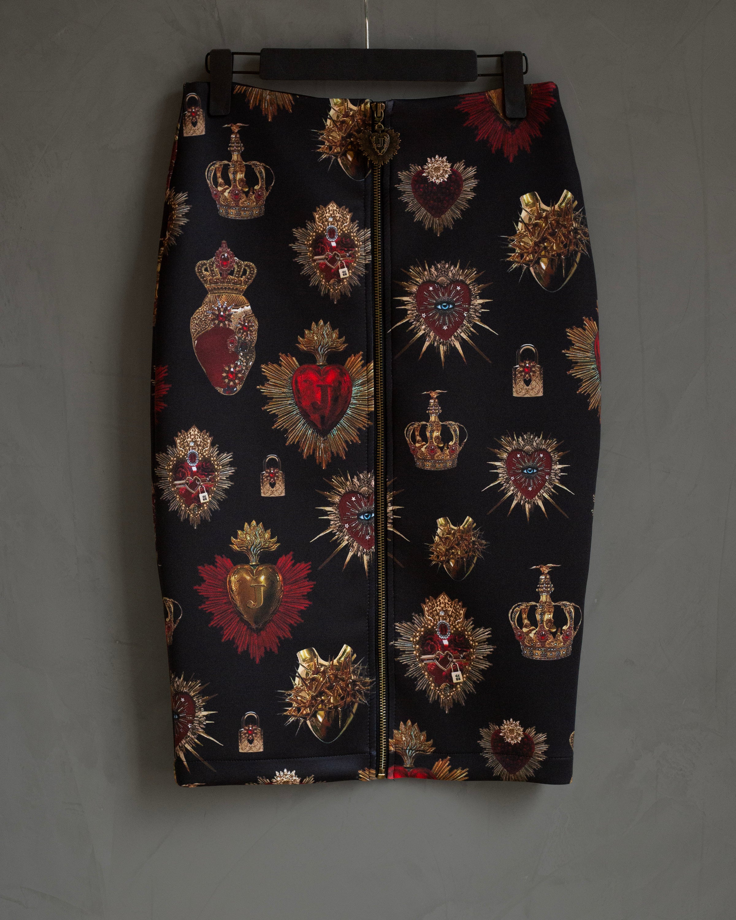 Pencil skirt corazones