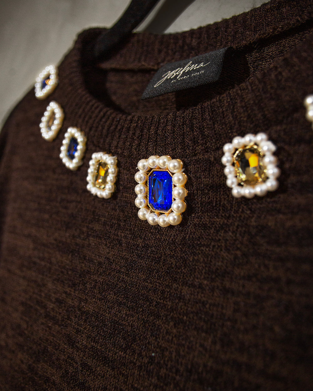 Knitted top cruces