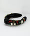 Diadema estilo futbol-Negra