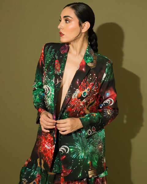 Blazer Fireworks tricolor