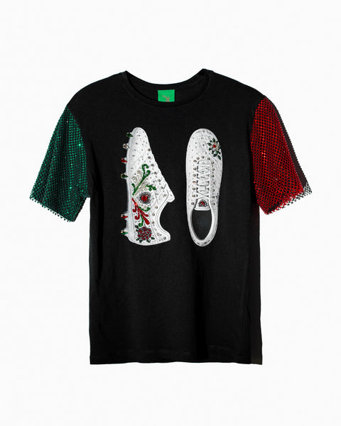 Tee Shirt Tachones manga tricolor