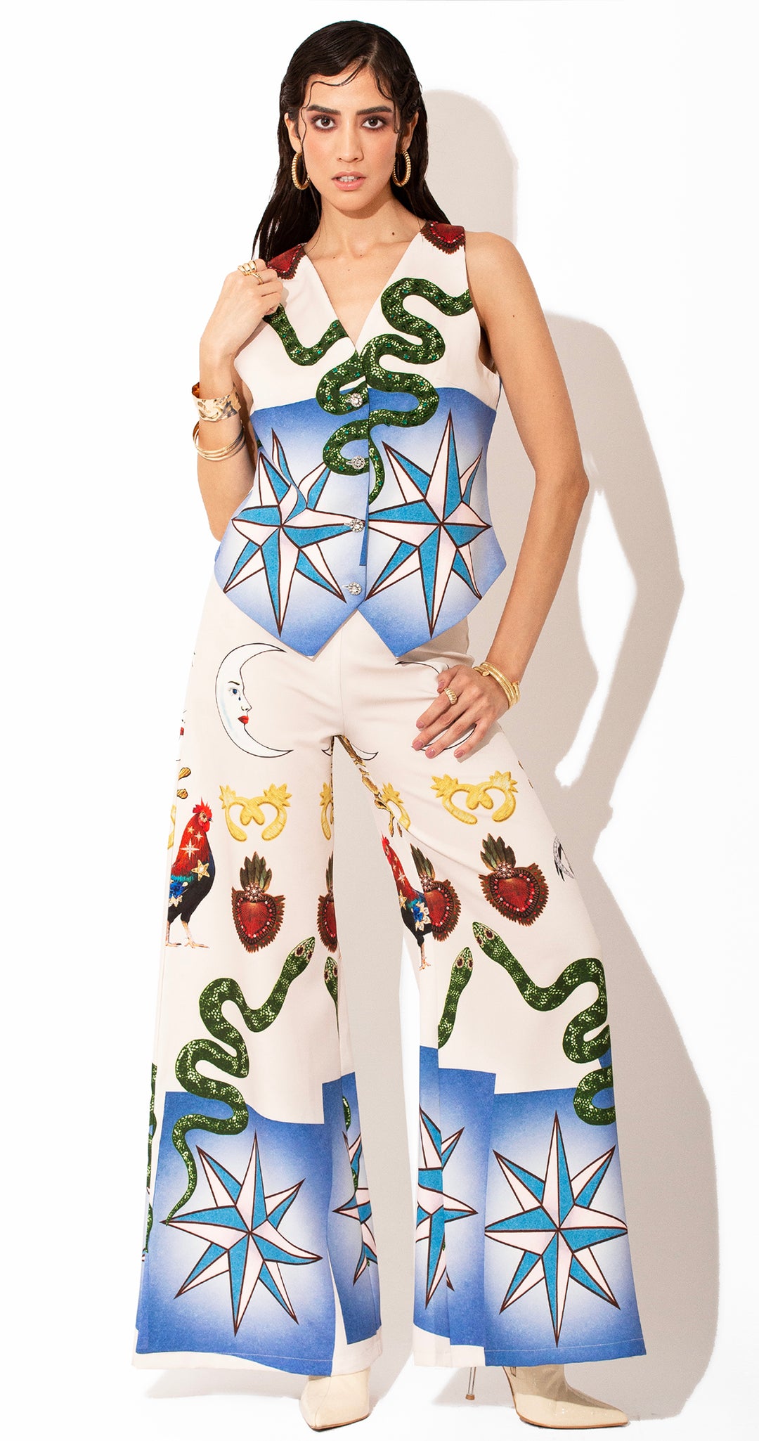 CHALECO OFF WHITE ÍCONOS
