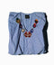 Blusa Celeste con collar de corazones